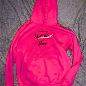 pink pullover